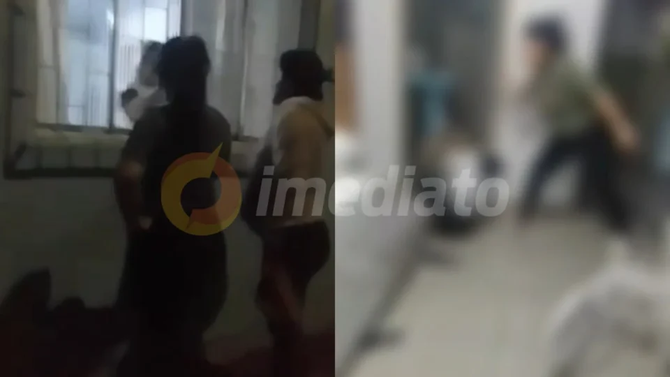 Veja o vídeo: trio de mulheres invade residência e suposta amante é agredida com golpes de cinto por esposa