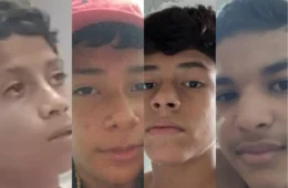 Polícia divulga imagens de quatro adolescentes desaparecidos e faz apelo à população em Manaus