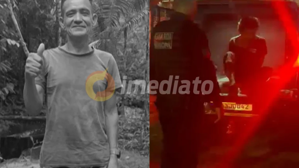Veja o vídeo: Filho que matou o próprio pai a terçadadas em Manacapuru é preso em Manaus