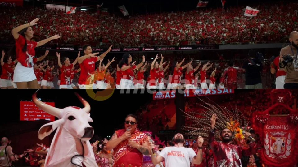 Festival de Parintins 2026: Garantido emociona torcida em ensaio técnico aberto no Bumbódromo