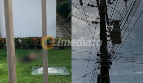 VEJA VÍDEO: homem morre após sofrer descarga elétrica ao tentar roubar fios de igreja no São José