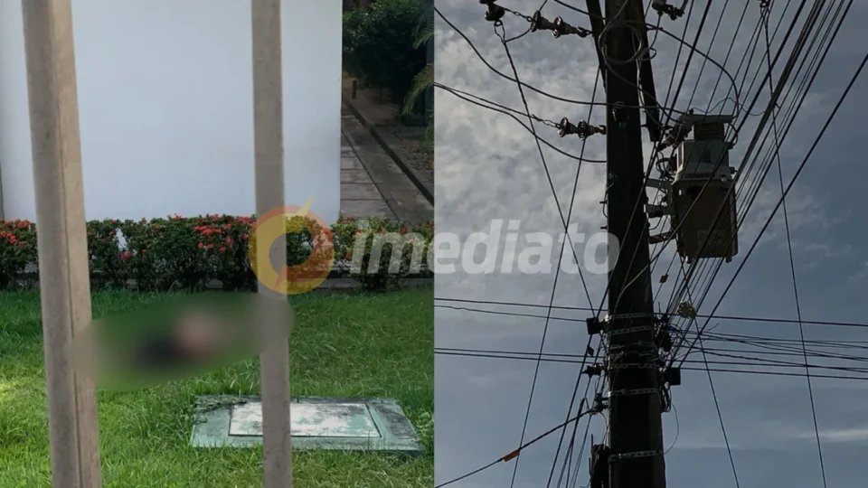 VEJA VÍDEO: homem morre após sofrer descarga elétrica ao tentar roubar fios de igreja no São José