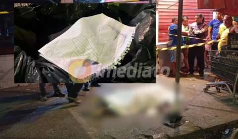Veja vídeo: Corpo de homem é encontrado em carrinho de supermercado com bilhete escrito ‘Jack’ na Compensa