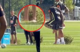 Raphinha não treina com a Seleção Brasileira e acende alerta após aparecer com possível inchaço no tornozelo