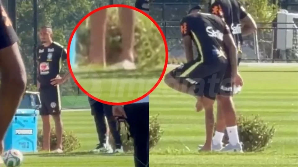 Raphinha não treina com a Seleção Brasileira e acende alerta após aparecer com possível inchaço no tornozelo
