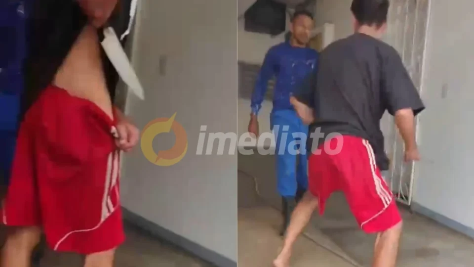 Veja o vídeo: Eduardo apunhalou Rafael no coração após discussão por causa da lavagem do pátio em condomínio