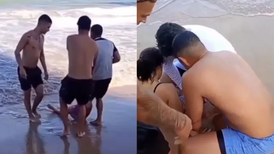 Terror no mar: Jovem de 19 anos tem perna arrancada por tubarão na Praia de Boa Viagem, no Recife