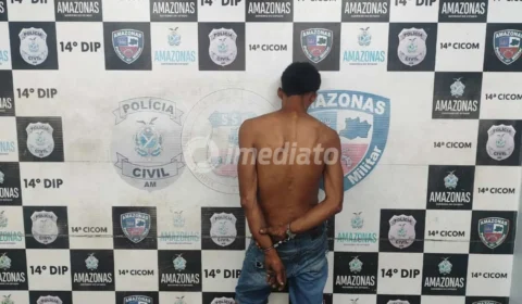 Foragido da Justiça é preso após atear fogo em patrimônio público na Rotatória do Coroado