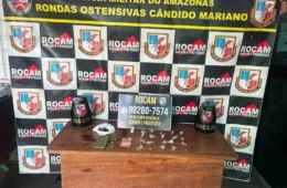 Ação da ROCAM em Novo Aripuanã desarticula ponto de tráfico e resulta na prisão de casal em bar