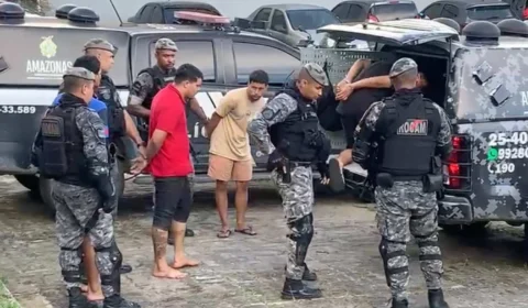 ROCAM prende quatro suspeitos de invadir residência de policial militar no bairro Cidade Nova