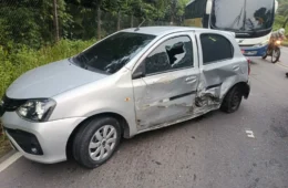 Vídeo: grave acidente deixa feridos e provoca congestionamento na estrada do Aeroporto