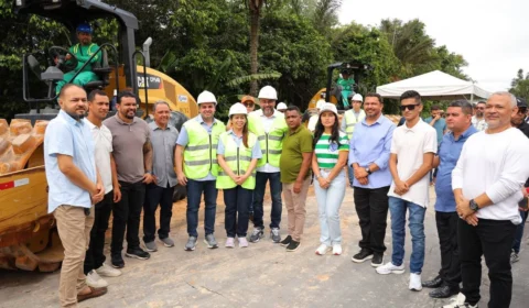 Wilson Lima acompanha retomada das obras da AM-010, que teve 88% dos serviços executados em sua gestão