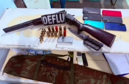 Operação no rio Madeira prende dois homens por posse ilegal de armas em Nova Olinda do Norte