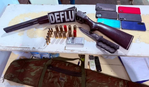 Operação no rio Madeira prende dois homens por posse ilegal de armas em Nova Olinda do Norte