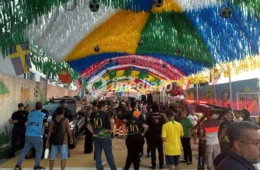 Rua da Copa é inaugurada na Compensa e reúne moradores em noite de festa e expectativa pelos jogos da Seleção