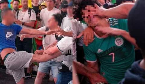 VEJA VÍDEO: Torcedores da Argentina e da Argélia trocam socos durante briga na Times Square antes da estreia na Copa do Mundo de 2026