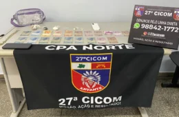 Homem é preso com cocaína, haxixe e LSD durante incursão da Polícia Militar em beco do bairro Novo Aleixo
