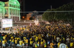 Manaus terá “Ruas da Copa”, shoppings e Fan Fest para jogo entre Brasil e Escócia nesta quarta-feira; veja onde assistir