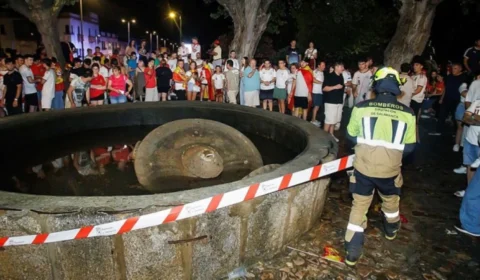 Tragédia: adolescente morre e duas pessoas ficam feridas após fonte desabar em comemoração do título da Espanha