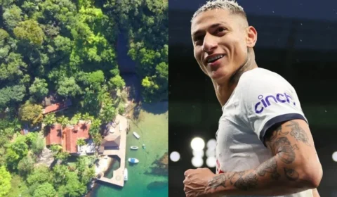 Mansão de R$ 10 milhões no RJ vira alvo de disputa judicial envolvendo empresa ligada ao jogador Richarlison