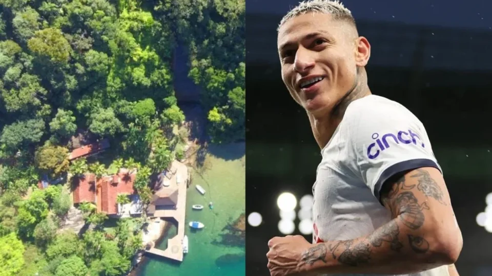 Mansão de R$ 10 milhões no RJ vira alvo de disputa judicial envolvendo empresa ligada ao jogador Richarlison