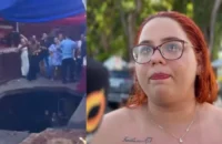 Piso cede em festa de 15 anos e mãe relata: “muita gente saiu machucada”
