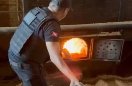 Apreensão milionária: 1,3 tonelada de cocaína é incinerada em Belém; VEJA O VÍDEO