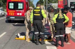 AGORA| Homem fica ferido após acidente na Avenida Júlio César, em Belém