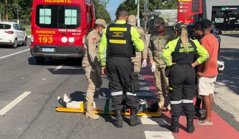AGORA| Homem fica ferido após acidente na Avenida Júlio César, em Belém