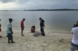 AFOGADO| Homem morre ao entrar no rio em praia de Breu Branco, no Pará