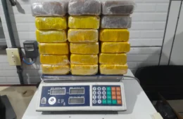 PRF apreende 18,5 quilos de cocaína e prende suspeito na BR-364