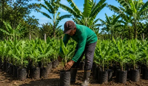 De graça: Prefeitura vai distribuir mudas de banana a produtores do Baixo Madeira