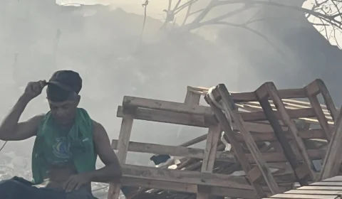 CATANORTE: Incêndio destrói cooperativa de recicláveis e causa prejuízo