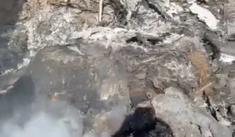 Corpo totalmente carbonizado é encontrado por populares em Boa Vista; veja o vídeo