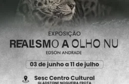 Exposição de desenhos realistas de Edson Andrade é prorrogada no Sesc Centro Cultural em Porto Velho