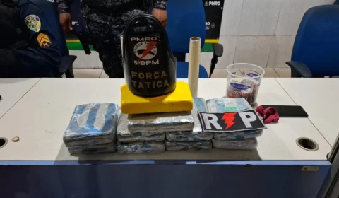 PM prende suspeito com quase 10 quilos de drogas na zona Leste de Porto Velho