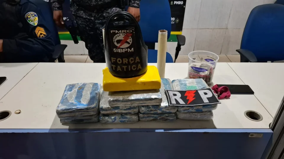PM prende suspeito com quase 10 quilos de drogas na zona Leste de Porto Velho