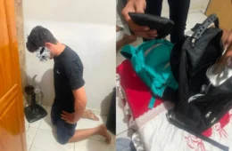 Escondeu o iPhone na terra, mas não escapou da Polícia Militar