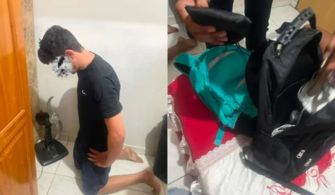 Escondeu o iPhone na terra, mas não escapou da Polícia Militar