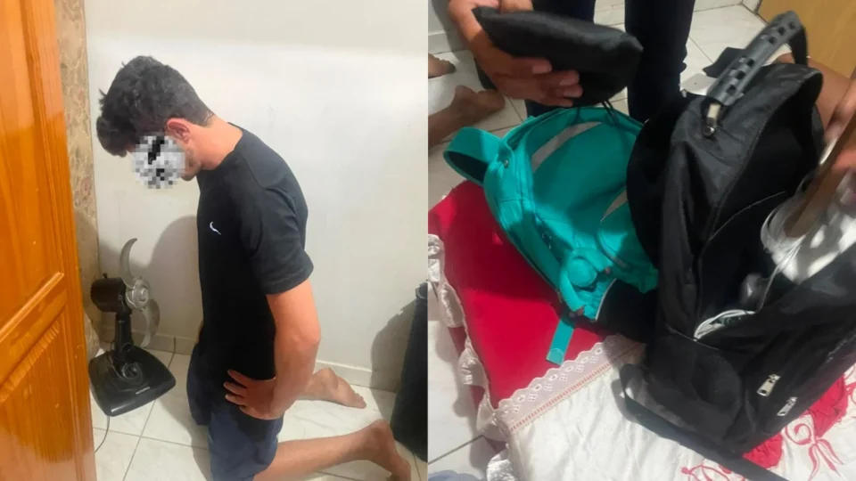 Escondeu o iPhone na terra, mas não escapou da Polícia Militar