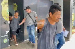 VEJA VÍDEO: Homem que matou a própria mãe por causa de um celular é preso novamente em Manaus