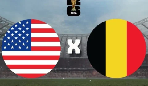 Estados Unidos e Bélgica entram em campo por vaga nas quartas de final da Copa do Mundo 2026 nesta segunda-feira (6); saiba onde assistir