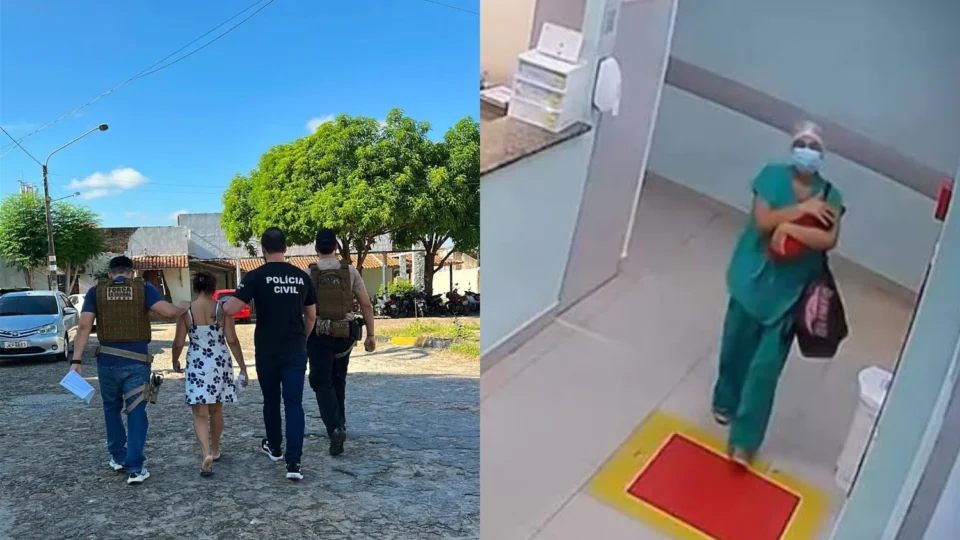 Técnica de enfermagem é presa após tentar retirar recém-nascida escondida em bolsa de maternidade