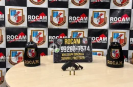 Arma usada por criminosos é retirada de circulação durante operação no bairro São Jorge