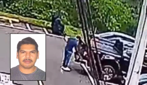 Vídeo: Câmeras flagram cabo Bruno Everson trocando placa de caminhonete usada na fuga de suspeitos da morte de policial civil