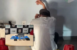 Homem é preso com drogas e máquinas de cartão durante abordagem da NUOP no Centro de Manaus