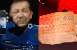 VEJA: Vídeo mostra homem sendo interrogado por “tribunal do crime” antes de ser encontrado morto com bilhete ao lado do corpo no Distrito Industrial