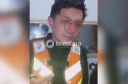 VEJA VÍDEO: Mototaxista tem rosto cortado por linha de papagaio durante corrida em Tefé e cobra fiscalização
