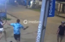 VEJA VÍDEO: Mulher é atropelada e agredida pelo ex-companheiro em Novo Aripuanã; morador que tentou ajudar também foi atacado