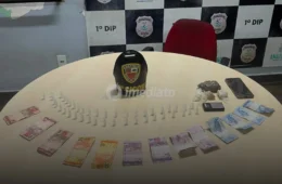 Polícia Militar desmonta ponto de venda de drogas e prende suspeito no bairro Petrópolis